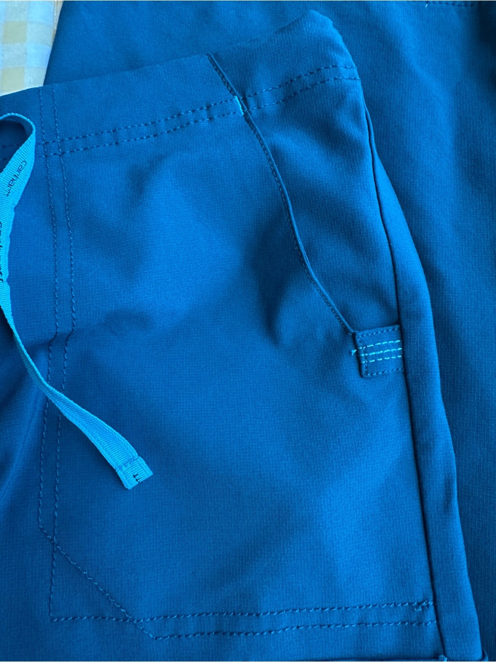 Carhartt Force Drawstring Baby Blue Scrubs - Picture 5 of 9